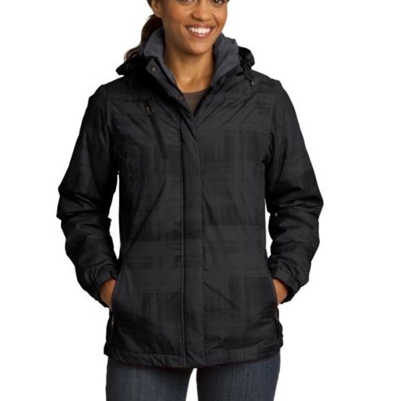 Port Authority L320 Ladies Brushstroke Print Insulated Jacket Size XXL Plus Size - Picture 1 of 3